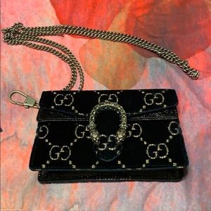 Dionysus GG Supreme super mini bag Velvet